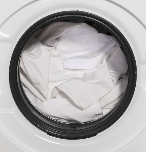 GE Appliances | Front Load Washer/Condenser Dryer Combo | GFQ14ESSNWW | 24" | 2.4 cu. ft.