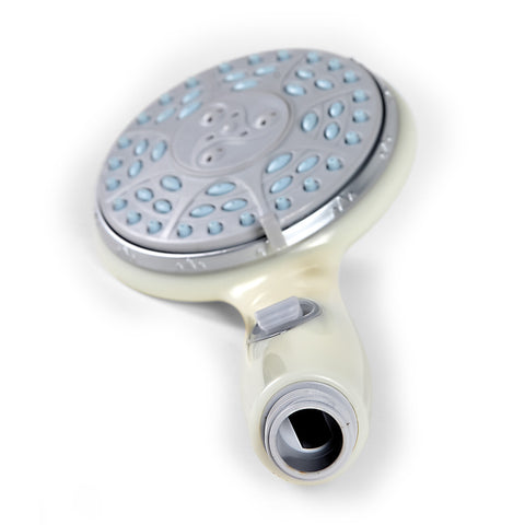 Camco | Cabezal de ducha para RV/Marina con interruptor de encendido/apagado | 43712 | Blanco roto