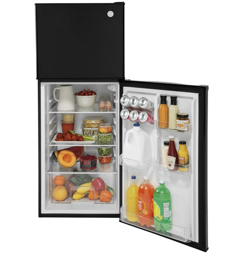 GE Appliances | 9.8 Cubic Foot RV Refrigerator | GPV10FGNBB | 12 Volt DC | Black