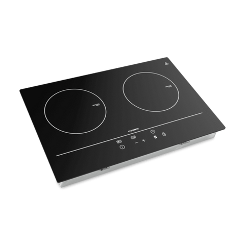 Dometic | Placa de inducción eléctrica empotrable de 2 quemadores | 9600025707 | Negra