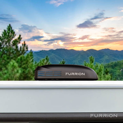 Furrion | Chill® HE Low-Profile RV Air Conditioner | 2024044600 | 15,000 BTU | Heat Pump | Black | R32