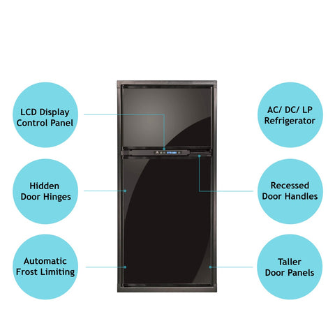 Norcold | Refrigerador Polar de 2 vías para autocaravanas | N7XF | 7 pies cúbicos