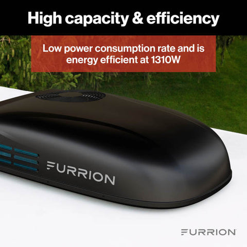 Furrion | Chill® HE Low-Profile RV Air Conditioner | 2024044600 | 15,000 BTU | Heat Pump | Black | R32