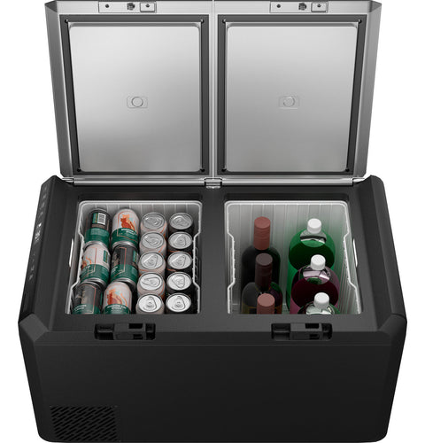 GE Appliances | Portable Electric Cooler | PRV03ATTBB | 12V | 75 Liter