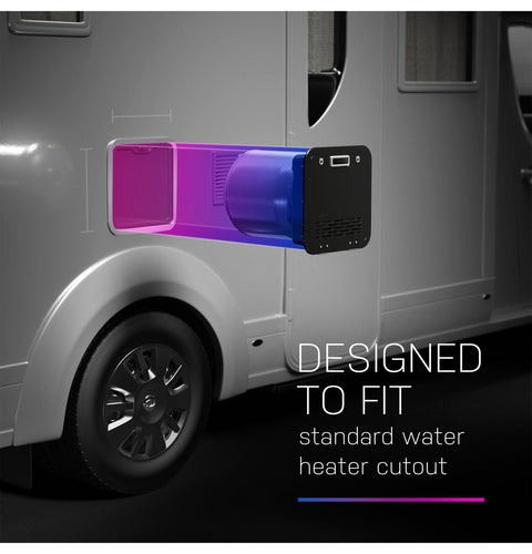 Electrodomésticos GE | Calentador de agua para autocaravanas | PR10DSATBA | 10 galones | Gas/eléctrico