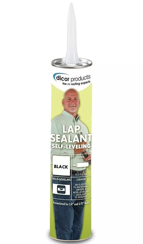 Dicor | Self Leveling RV Lap Sealant | 501LSB-1 | Black