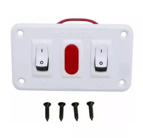 Dometic | RV Water Heater Power Switch | 91230 | Gas and Electric | White, Water Heater Accessory, United RV Parts