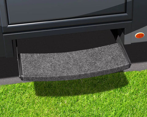 Prestofit | Alfombra universal para escalones de entrada | Gris castillo | -550387 | 56 cm