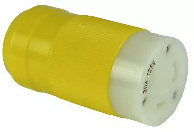 Marinco | 30A 125V Connector and Weatherproof Boot Kit | 305CRV.VPK | Female Power Cord Plug End