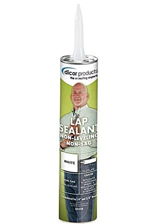 Dicor | Non-Sag RV Lap Sealant | 551LSW-1 | White