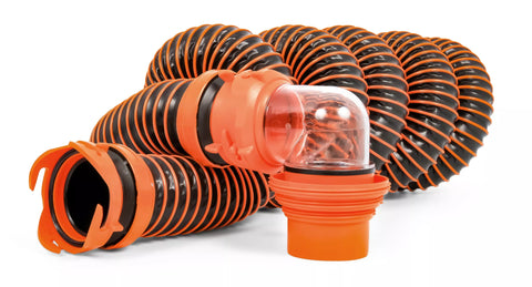 Camco | Kit de manguera de drenaje para RV RhinoEXTREME Exoesqueleto | 39867 | 20"