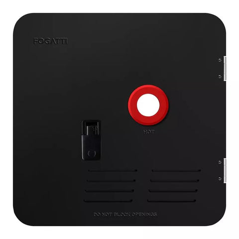 Fogatti | RV Tankless Water Heater Door | FSBD-1818/BLACK | 18" x 18" | 10 Gallon | Black, Water Heater Accessory, United RV Parts