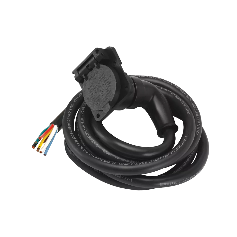 Wesbar | 7-Way Car End 90 Degree Cord | 50-97-407 | 7'