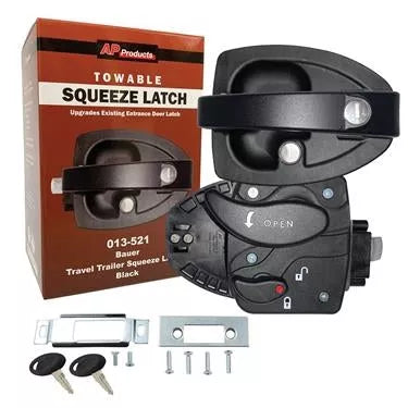 AP Products | Squeeze RV Entry Door Lock | 013-521 | Bauer