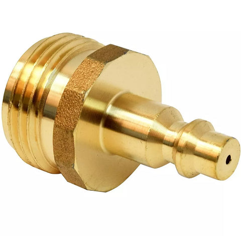Valterra | Water Blow Out Plug with Quick Connect | P23510LFVP | Brass