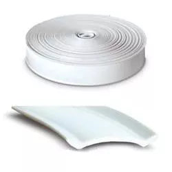 RV Designer | Inserto de vinilo para decoración de vehículos recreativos | E321 | Rollo de 7,62 m | Blanco