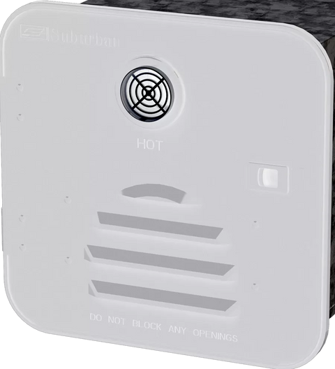 Suburban | RV Water Heater Access Door | 6285APW | ST-42 |ST-60 | White, Water Heater Accessory, United RV Parts