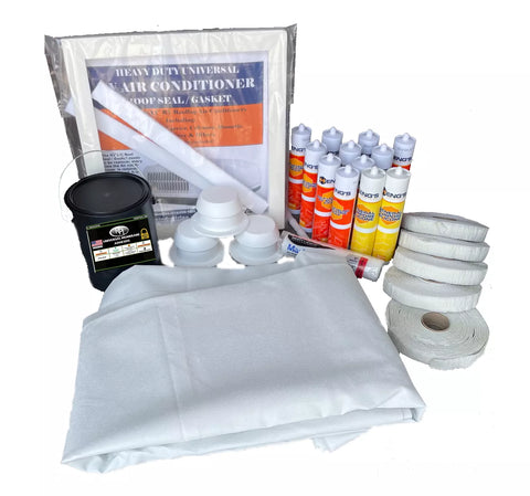 Hengs | Kit universal de instalación de techo premium | 9629TFKITW | Blanco | 8,8 m x 2,9 m