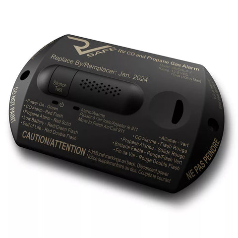 RV Safe | Combo CO/LP Alarm | 2 Wire | RVCOLP-2B | Black