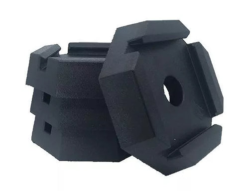 SnapPad | Paquete de 4 almohadillas XTRA Square para patas de gato cuadradas de 6" | Diámetro de 8,5" | XTRSQSP4