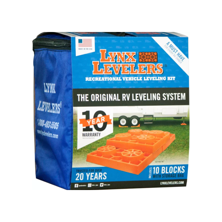 Orange Rv Leveling Blocks Lynx RV Leveling Blocks | United RV Parts