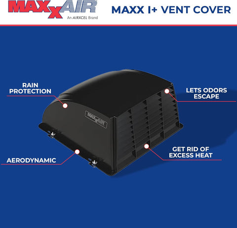 MaxxAir | Maxxair Vent Cover | 00-933052 | Black