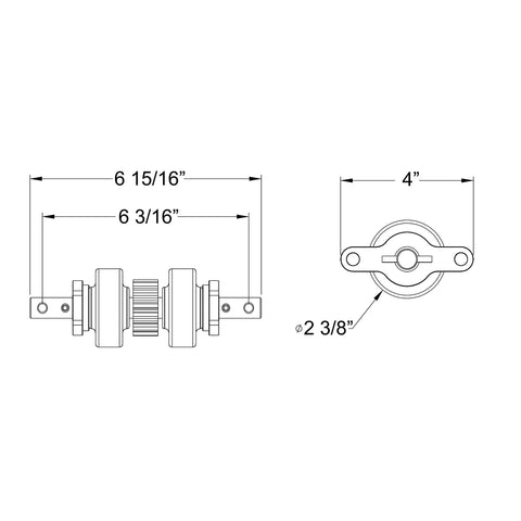 AP Products | Gear Pack - 2x3 - W/ Roll Pins Assembly | 014-140409