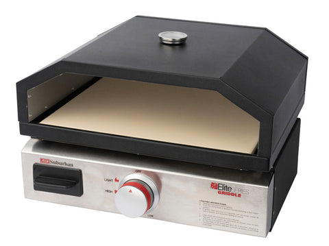 InVision | Pizza Oven for Suburban Griddle | 3082A| Fits 18" Suburban Griddle Base | With Pizza Stone / Carry Bag