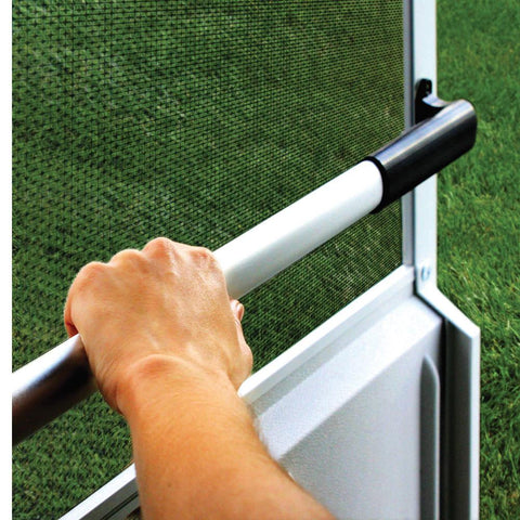 Camco | RV Screen Door Cross Bar | 42183 | Black Handles