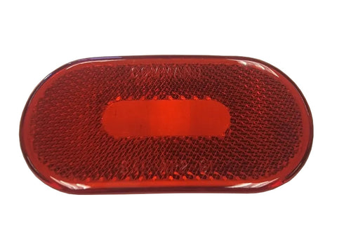 Command Electronics | Classic Rounded Clearance Replacement Light Lens | CMD-89-121R | Red