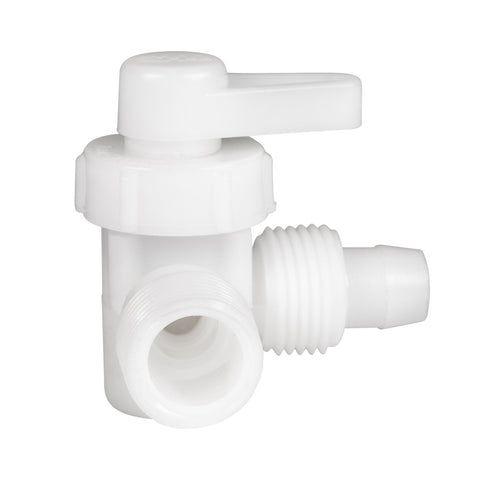 Flair-It | 3 Way Bypass Valve | 06912 | 90 Degree Center Drain | 1/2" PEX x 1/2" Male Pipe Thread x 1/2" PEX