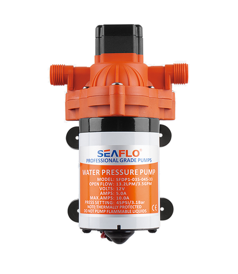 Seaflo | 115V RV Fresh Water Pump | SFDP1-030-045-33 | 33 Series | DC Diaphragm Pump | 3.0 GPM