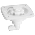 White FloJet City Water Inlet 1750-145A with Built-In Check Valve - Angled View | United RV Parts