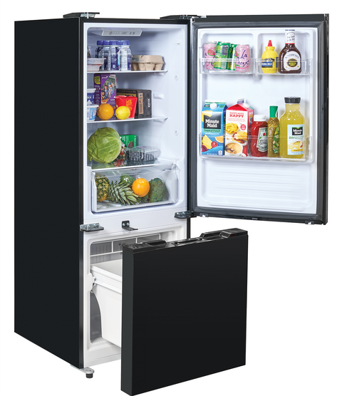 InVision | RV Refrigerator  | 180-2562 | 10.7 Cubic Foot | Black