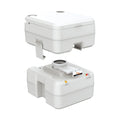 Seaflo SFPT-20-02 Portable Toilet Dual-Tank Separated View - Upper Seat & Lower Waste Tank | United RV Parts