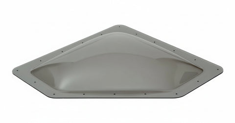 Icon Direct | Smoke Neo-Angle Skylight 24 x 12 | 12144 | 7 Inch Bubble | NSL2414S