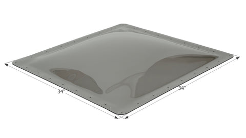 Icon Direct | Smoke Skylight 30 x 30 | 12115 | 4 Inch Bubble | SL3030S