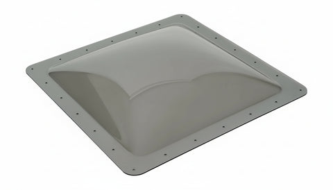 Icon Direct | Smoke Skylight 22 x 22 | 12121 | 4 Inch Bubble | SL2222S