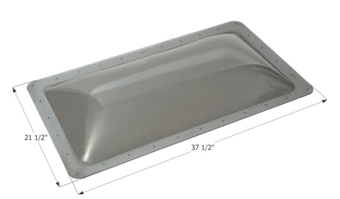 Icon Direct | Smoke Skylight 17 x 33 | 12198 | 4 Inch Bubble | SL1733S
