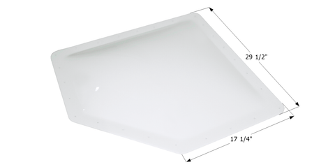 Icon Direct | White Neo-Angle Skylight 26 x 15 | 12598 | 4 Inch Bubble | NSL2615W