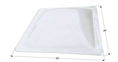 Icon Direct | Clear Skylight 24 x 24 | 14525 | 5 Inch Bubble | SL2424C