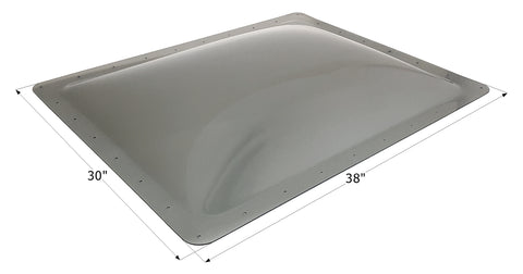 Icon Direct | Smoke Skylight 26 x 34 | 12857 | 4 Inch Bubble | SL2634S