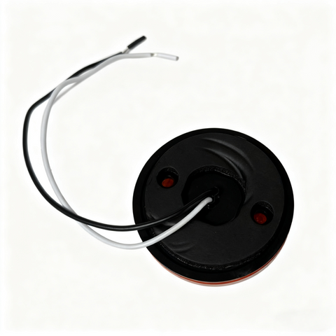 Dream Lighting | Red LED Round Clearance Light | CMB1SRR | 12V 2.5" with Bulit in EPDM Gasket