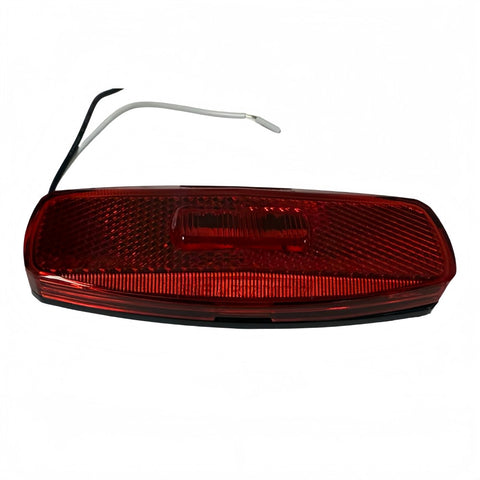 Dream Lighting | Red Clearance Light with Reflector | CMB2SRR | 12V 4.5" LED Diamond Clearance Light