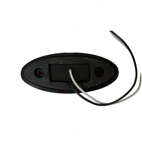 Dream Lighting | Oval Red LED Side Marker | CMO-B-RRA | 12V | Clearance Light with Built In Gasket
