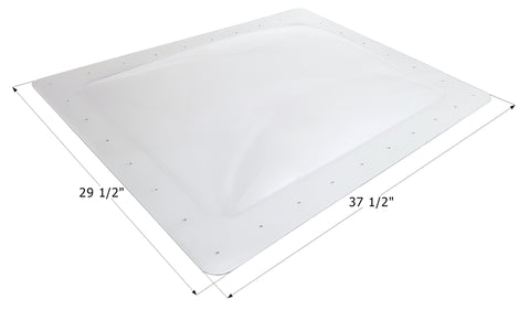Icon Direct | White Skylight 24 x 32 | 14254 | 5 Inch Bubble | SL2432W