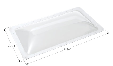 Icon Direct | Clear Skylight 17 x 33 | 12214 | 4 Inch Bubble | SL1733C