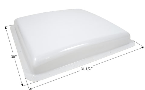Icon Direct | White Skylight 27 x 28 | 14775 | 5 Inch Bubble | SL2728W
