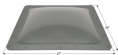 Icon Direct | Smoke Skylight 19 x 23 | 14952 | 4 Inch Bubble | SL1923S