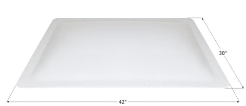 Icon Direct | White Skylight 26 x 38 | 15008 | 4 Inch Bubble | SL2638W